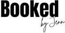 Black text 'Booked by Jenn' on a white background